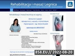 Miniaturka rehabilitacjamasaz.legnica.pl (Usługi rehabilitacyjne)