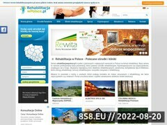 Miniaturka www.rehabilitacjawpolsce.pl (Ośrodki rehabilitacyjne, <strong>uzdrowiska</strong> i hotele SPA)