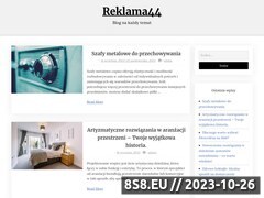 Miniaturka domeny www.reklama44.pl