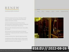 Miniaturka www.renew.pl (Konserwacja zabytków - Renew)