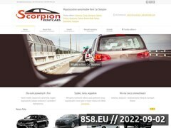 Zrzut strony Rent Car Skorpion - Wynajem samochodw Tychy