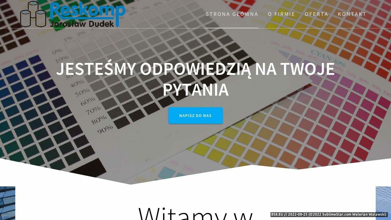Pogotowie komputerowe Rzeszów (strona www.reskomp.pl - Reskomp.pl)