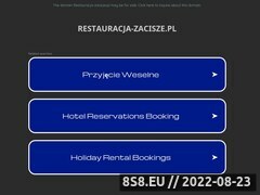 Miniaturka domeny www.restauracja-zacisze.pl