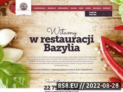 Miniaturka restauracjabazylia.com (Restauracja Bazylia w Magdalence)