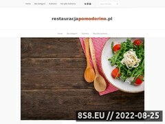 Miniaturka www.restauracjapomodorino.pl (Kuchnię włoską z darmową dostawą w Krakowie)