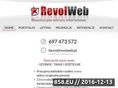 Miniaturka strony RevoWEB - tworzenie stron internetowych Lublin, Puawy, Radom
