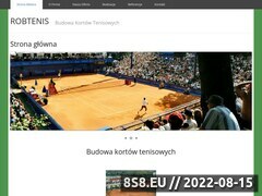Miniaturka robtenis.com.pl (Budowa i renowacja kortów tenisowych)