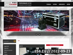 Miniaturka strony Profesjonalne skrzynie transportowe - RockPro Cases