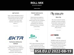 Miniaturka domeny www.roll-mix.pl
