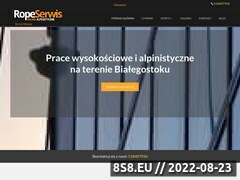 Miniaturka ropeserwis.pl (Strona firmowa - prace wysokościowe)