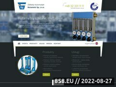 Miniaturka rotametr.com.pl (Rotametry - produkcja i sprzedaż)