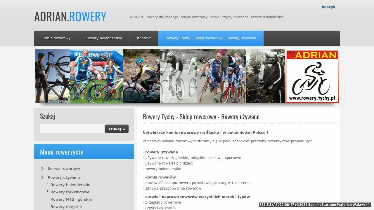 Rowery holenderskie - serwis rowerowy i sklep - części rowerowe (strona rowery.tychy.pl - Rowery.tychy.pl)