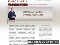 Miniaturka domeny www.rzecznikciupinski.pl