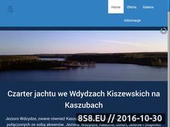 Miniaturka www.sailingday.pl (Czarter <strong>jachtu</strong> we Wdzydzach Kiszewskich, Kaszuby)
