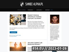 Miniaturka samiec-alpha.pl (Uwodzenie, podryw oraz relacje damsko-męskie)