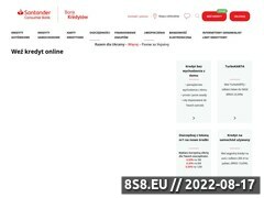 Miniaturka www.santanderconsumer.pl (Bank - finanse, kredyty oraz doradztwo)