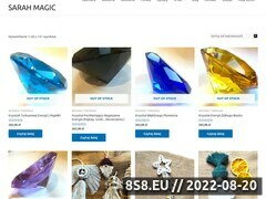 Miniaturka sarahmagic.com (Sarah <strong>magic</strong> - sklep ezoteryczny)