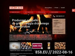 Zrzut strony Sargo - producent podpałki