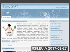 Miniaturka domeny www.sauny-gart.pl