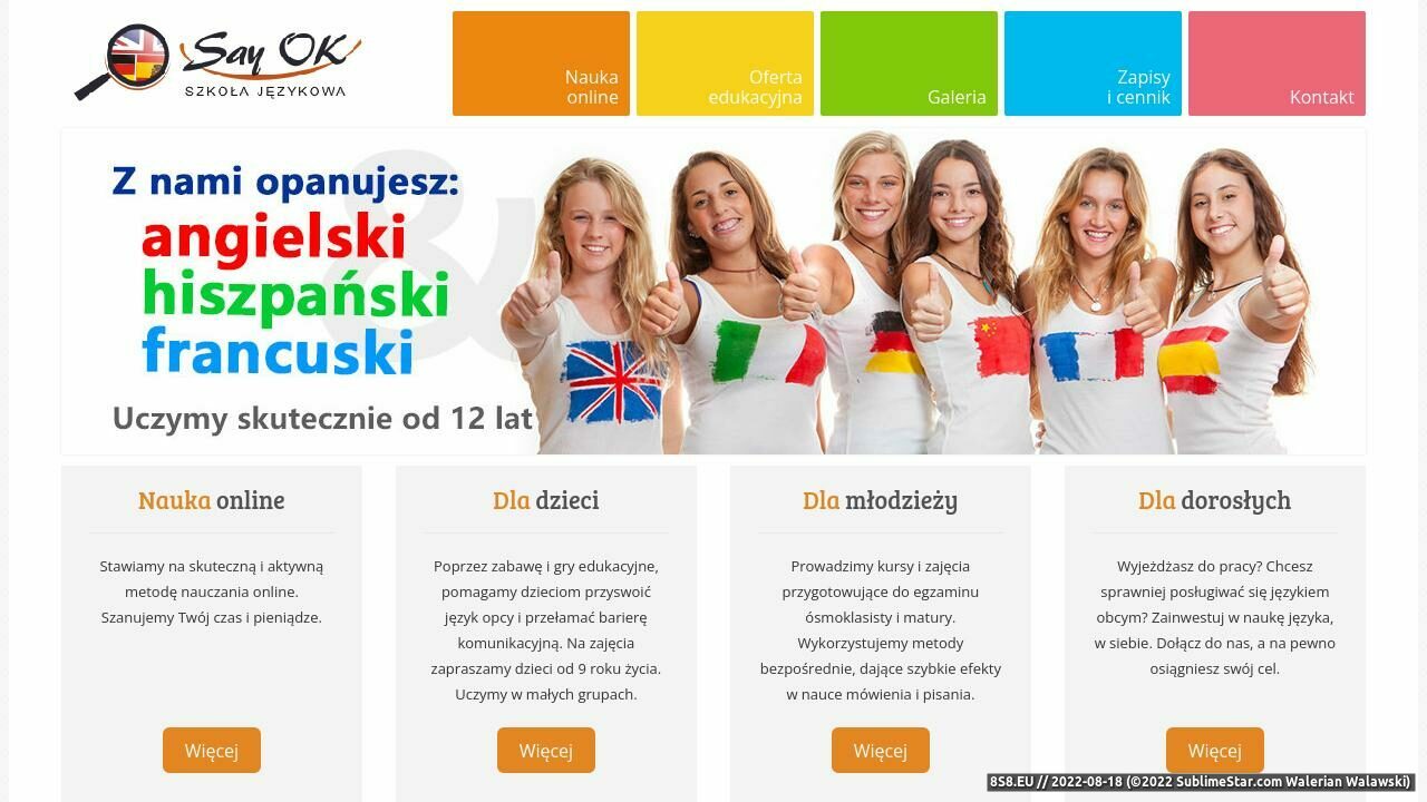 Angielski Zabrze (strona www.sayok.pl - Sayok.pl)