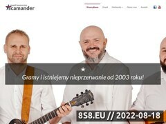 Miniaturka www.scamander.pl (<strong>zespół muzyczny</strong> na wesele - Scamander Rzeszów)