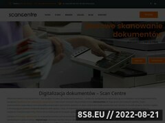 Miniaturka scancentre.pl (Archiwizacja dokumentów)
