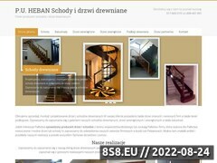 Miniaturka schodyheban.pl (Firma oferuje drewniane schody, drzwi i podłogi)