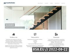 Miniaturka www.schodykaminski.com.pl (Produkcja schodów i balustrad balkonowych)