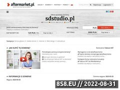 Zrzut strony SD Studio: projektowanie stron internetowych Pozna