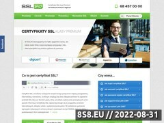 Miniaturka strony Certyfikat SSL