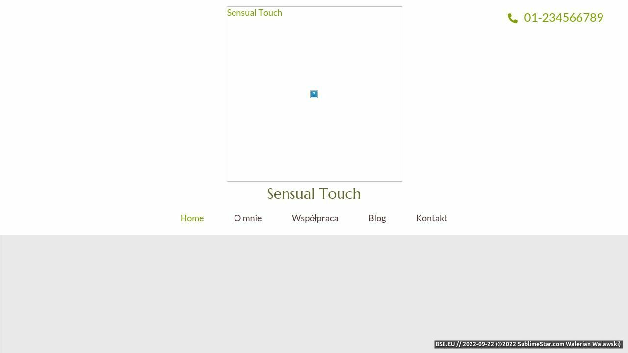 Zrzut ekranu Atelier Fryzjerskie Sensual Touch