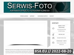 Miniaturka serwisfoto.net.pl (Naprawa aparatów <strong>foto</strong>graficznych i czyszczenie)
