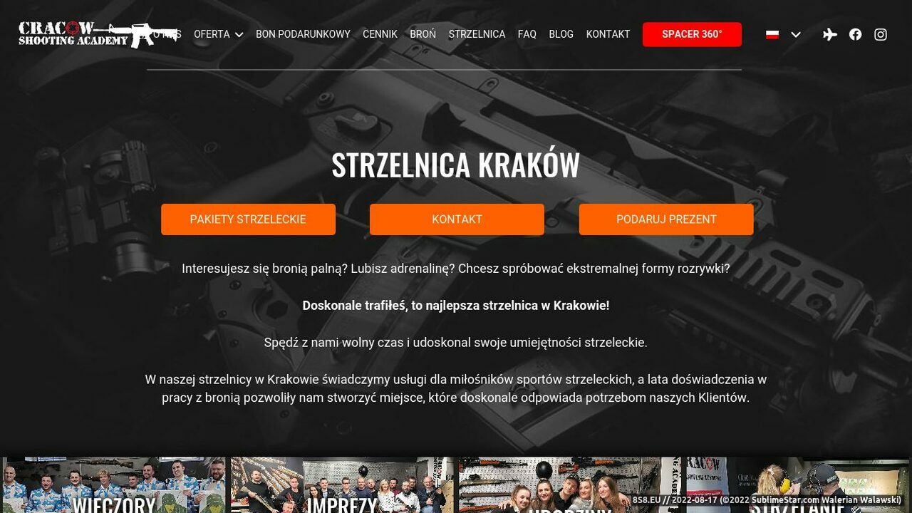 Strzelnica Kraków (strona www.shootingcracow.com - Cracow Shooting Academy)