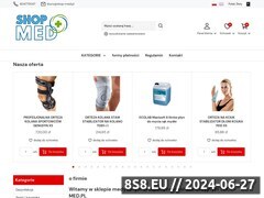 Miniaturka shop-med.pl (Sklep medyczny, rehabilitacyjno - ortopedyczny)