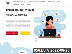 Miniaturka www.siesta.pl (Siesta - profesjonalni lektorzy)