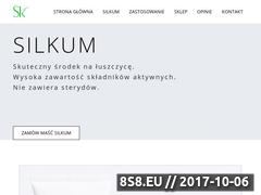 Miniaturka silkum.pl (Środek na łuszczycę - redukuje łuskę)