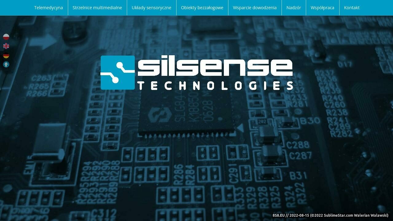 SilSense Technologies - układy sensoryczne (strona silsense.pl - Silsense.pl)