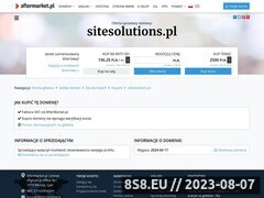 Miniaturka domeny www.sitesolutions.pl