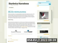 Miniaturka domeny skarbnicanarodowa.wordpress.com