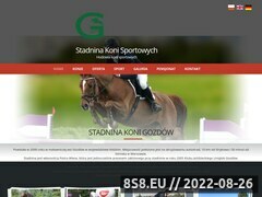 Zrzut strony Sprzeda koni sportowych - Stadnina koni Gozdw