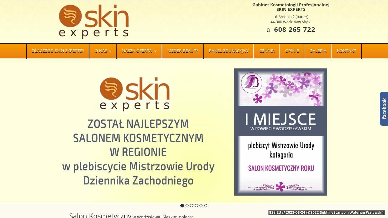 Gabinet Skin Experts (strona www.skin-experts.pl - Skin-Experts.pl)