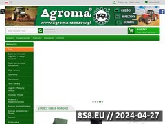 Miniaturka sklep.agroma.rzeszow.pl (Ciągniki, maszyny rolnicze i części do maszyn)