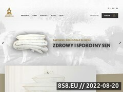 Miniaturka sklep.alpakino.pl (Pościel, poduszki i <strong>kołdry</strong> z wełny alpaki)