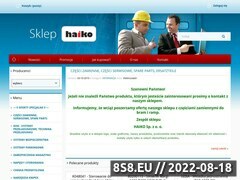Miniaturka sklep.haiko.pl (Części zamienne do bram i doków przeładunkowych)