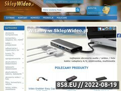 Miniaturka sklepwideo.pl (Akcesoria foto/video, konwertery A/V, multimedia i akumulatory)