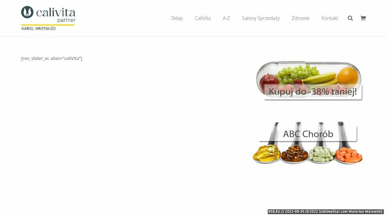 Zrzut ekranu Suplementy diety