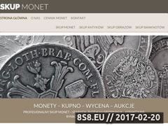 Miniaturka www.skup-monet.com (Skup monet, numizmatyka i monety wycena, Warszawa)