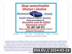 Miniaturka domeny www.skup-samochodow-olsztyn.pl