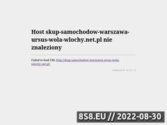 Miniaturka strony Skup samochodw Warszawa - Warszawa Ursus, Wola i Wlochy