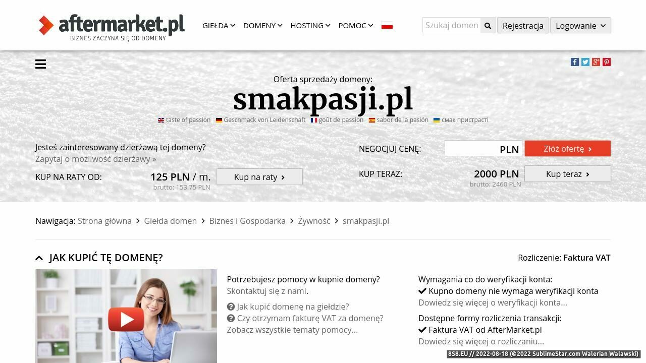 Smak Pasji - świat wyjątkowej herbaty i kawy (strona www.smakpasji.pl - Smakpasji.pl)